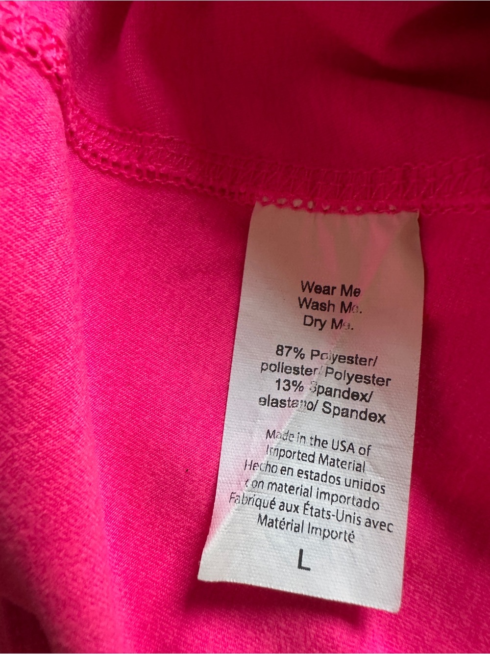 Beyond Yoga Space Dye Neon Pink High-Waist Leggings - Picture 5 of 5